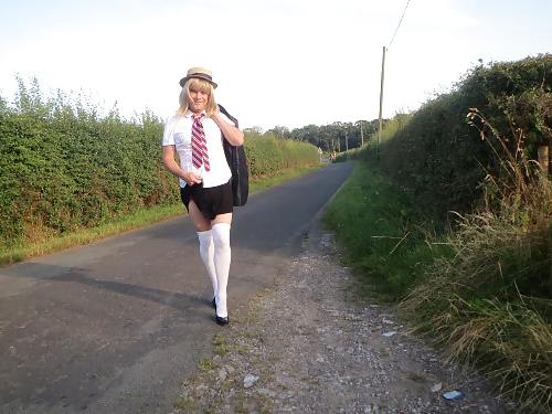 14P School girl julie