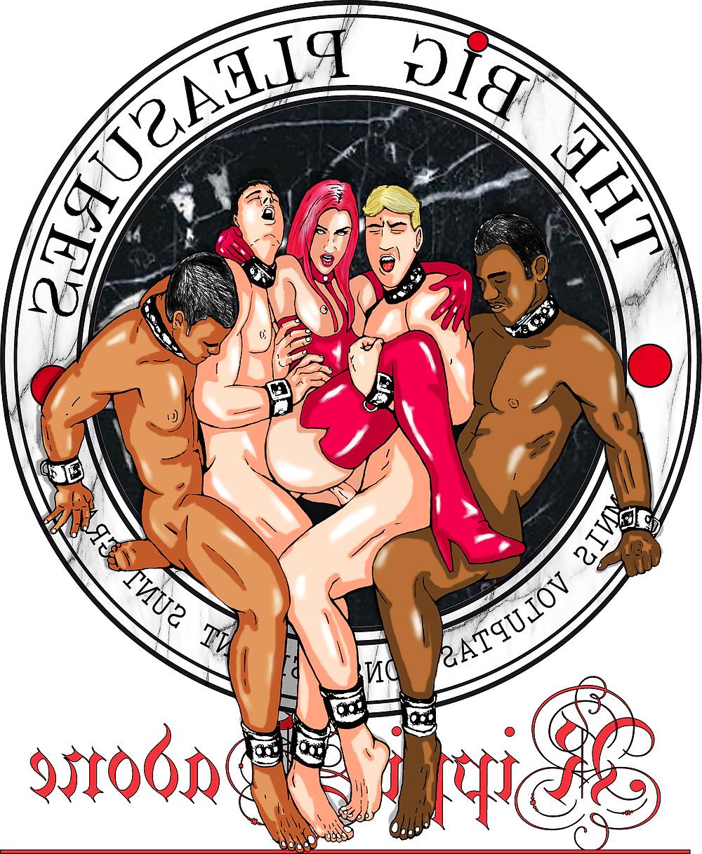 10P Bisex Orgy Cartoons by Rippi Sadone