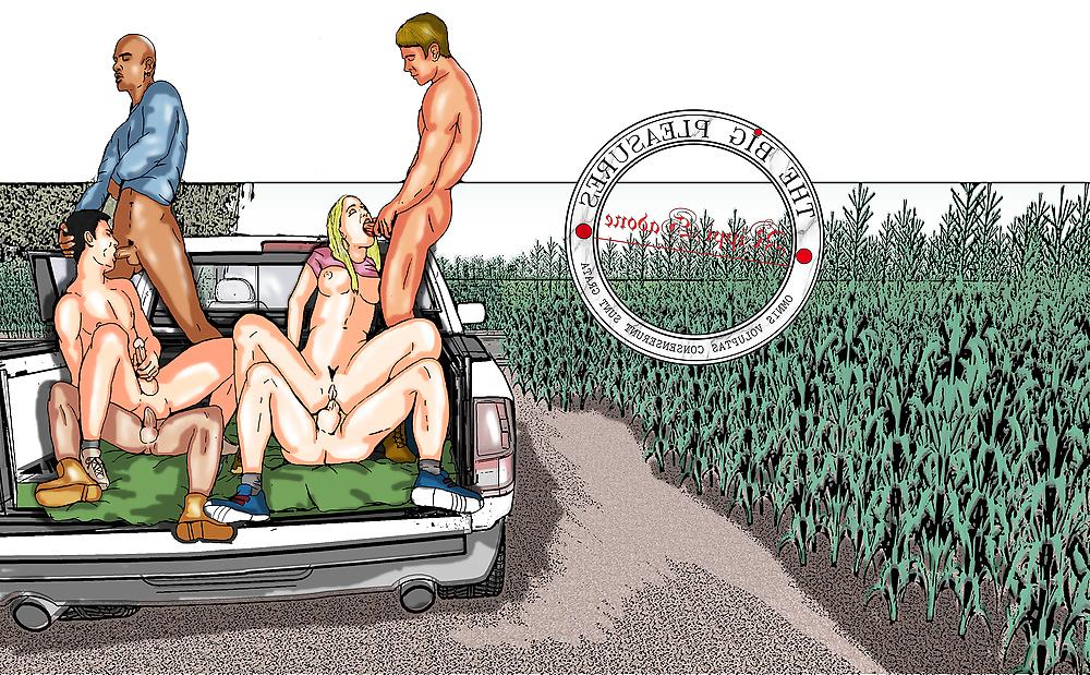 10P Bisex Orgy Cartoons by Rippi Sadone