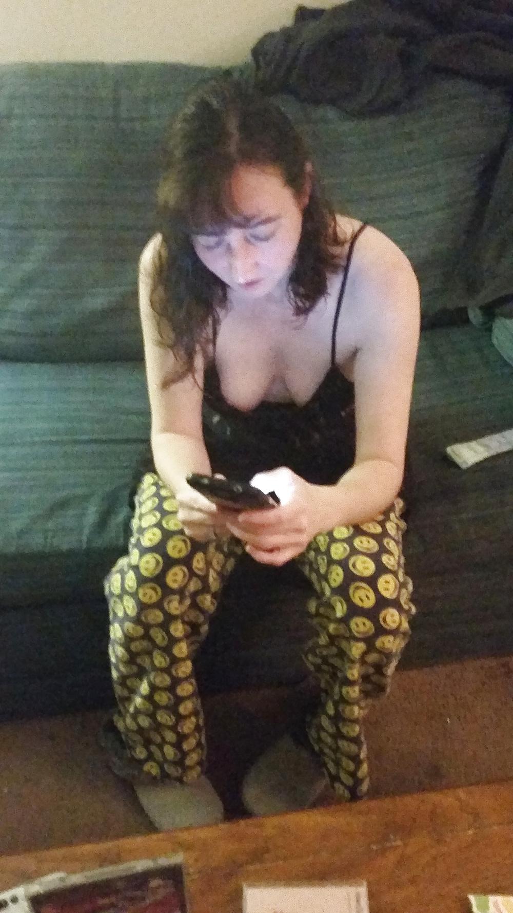25P My wife's first wet t shirt pics and after.