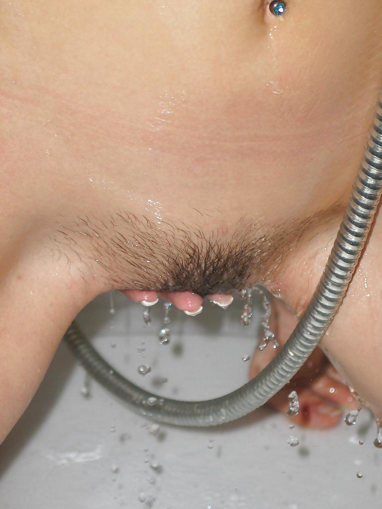 25P Hairy - MICHAELA beautiful small hairy pussy