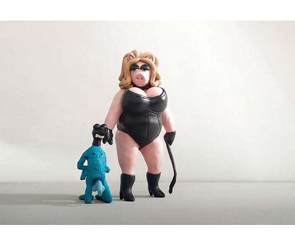 25P BDSM - Miss Piggy Kermit and Kermit