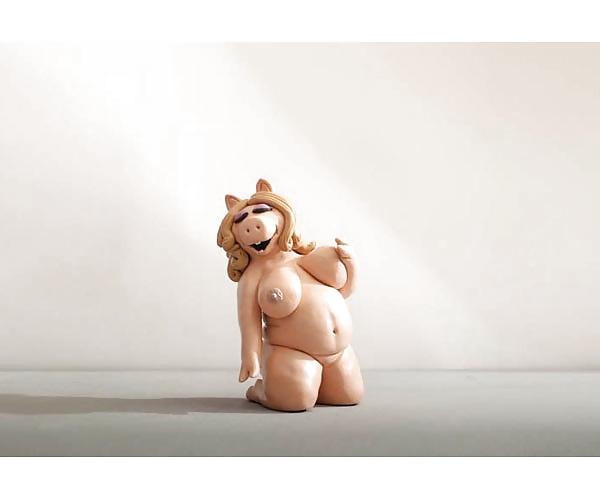 25P BDSM - Miss Piggy Kermit and Kermit
