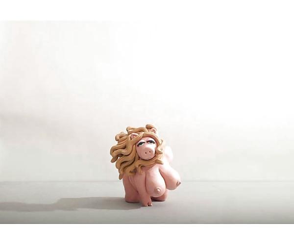 25P BDSM - Miss Piggy Kermit and Kermit