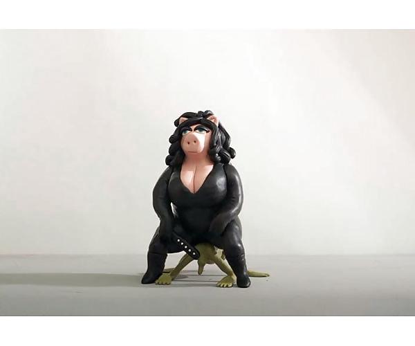 25P BDSM - Miss Piggy Kermit and Kermit