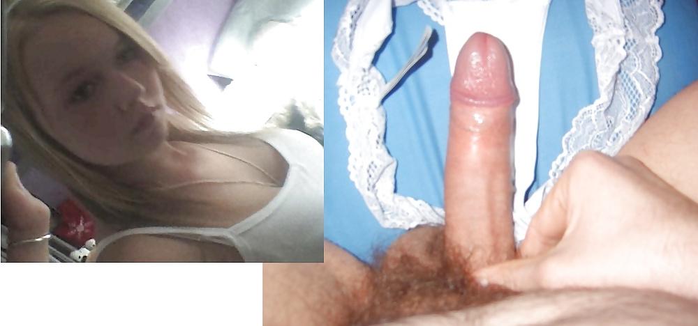 14P Wanking with some more stolen panties 
