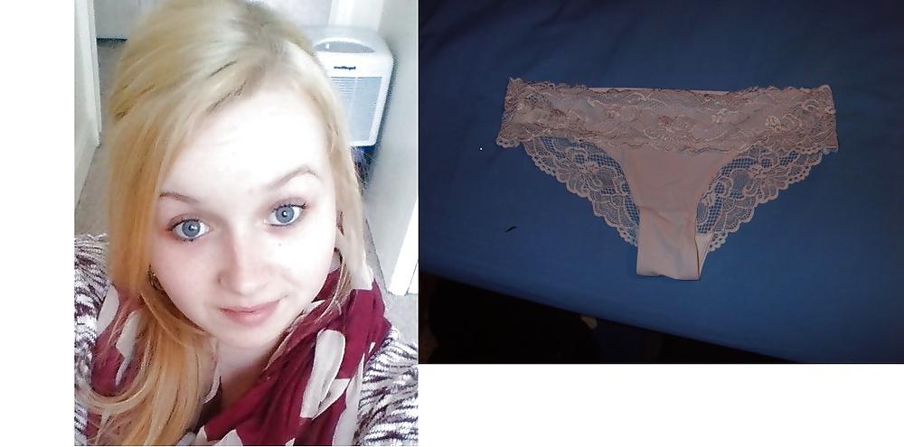 14P Wanking with some more stolen panties 