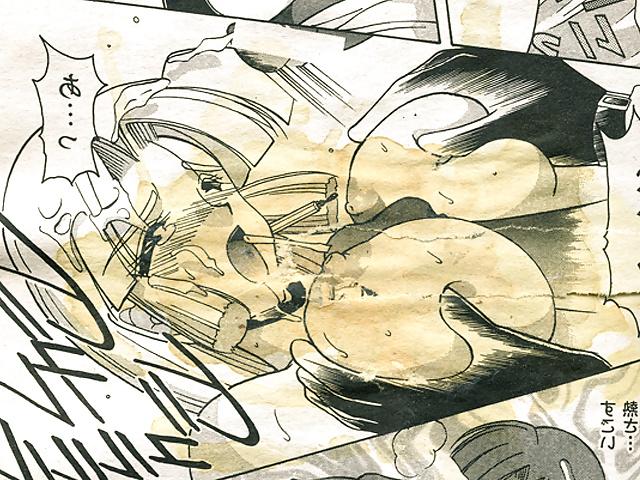5P Bukkake stain hentai manga magazine 001