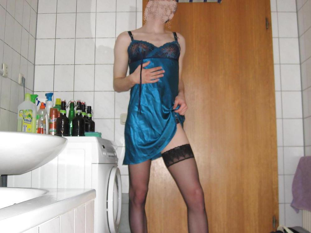 25P Crossdress Satin Nighty
