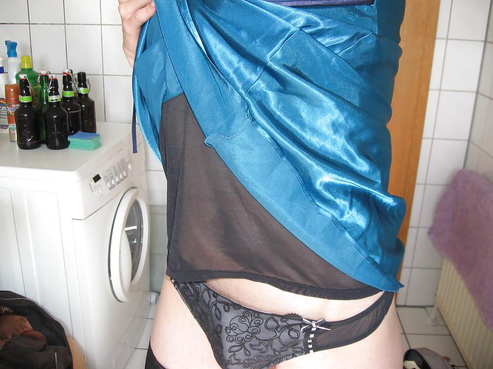 25P Crossdress Satin Nighty