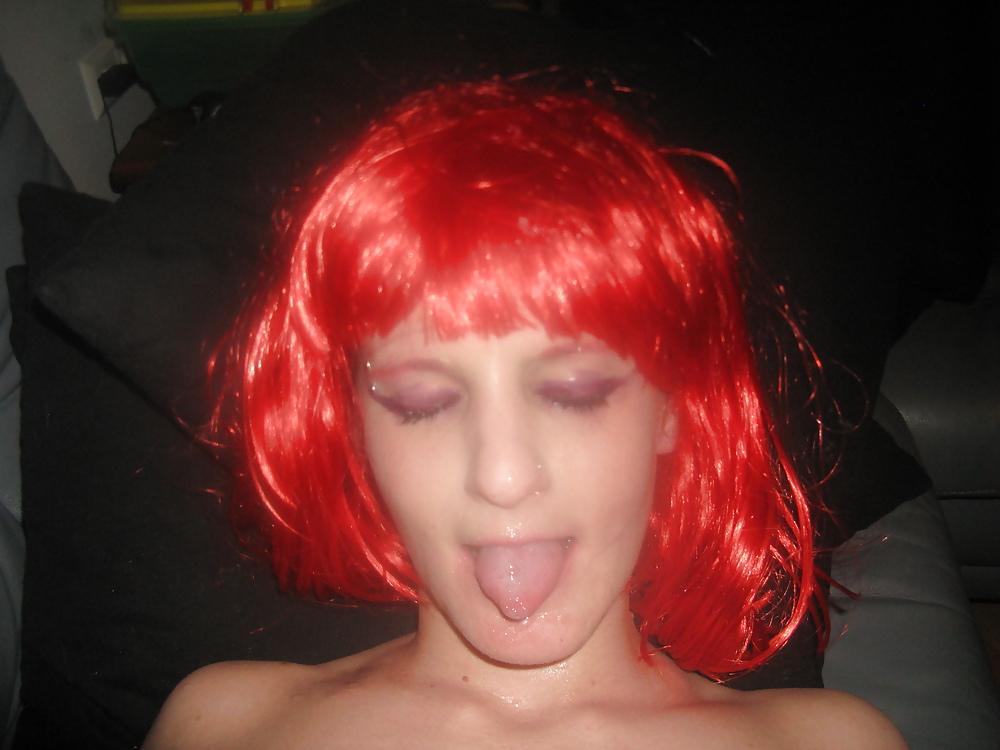 7P My hot wife in red
