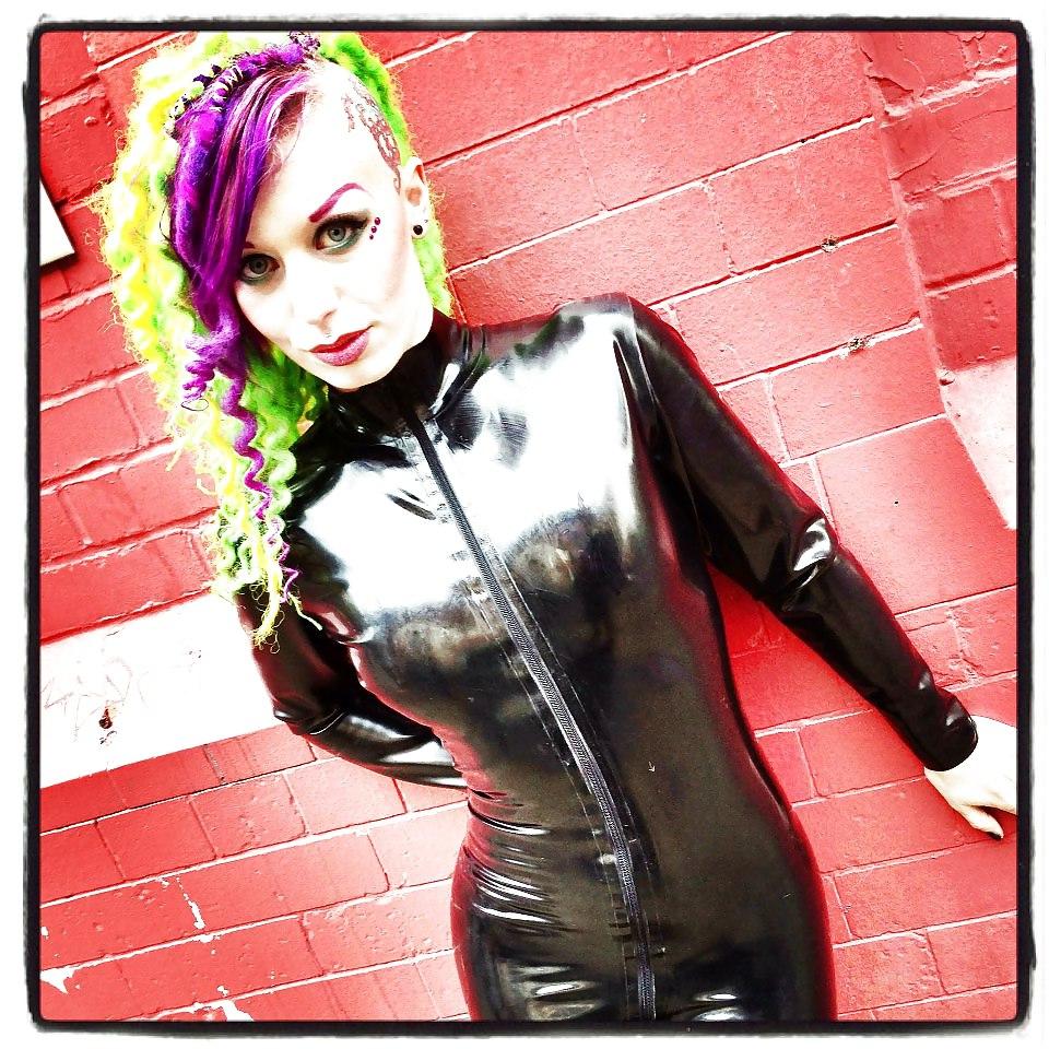 25P Sexy lack und latex uniformen