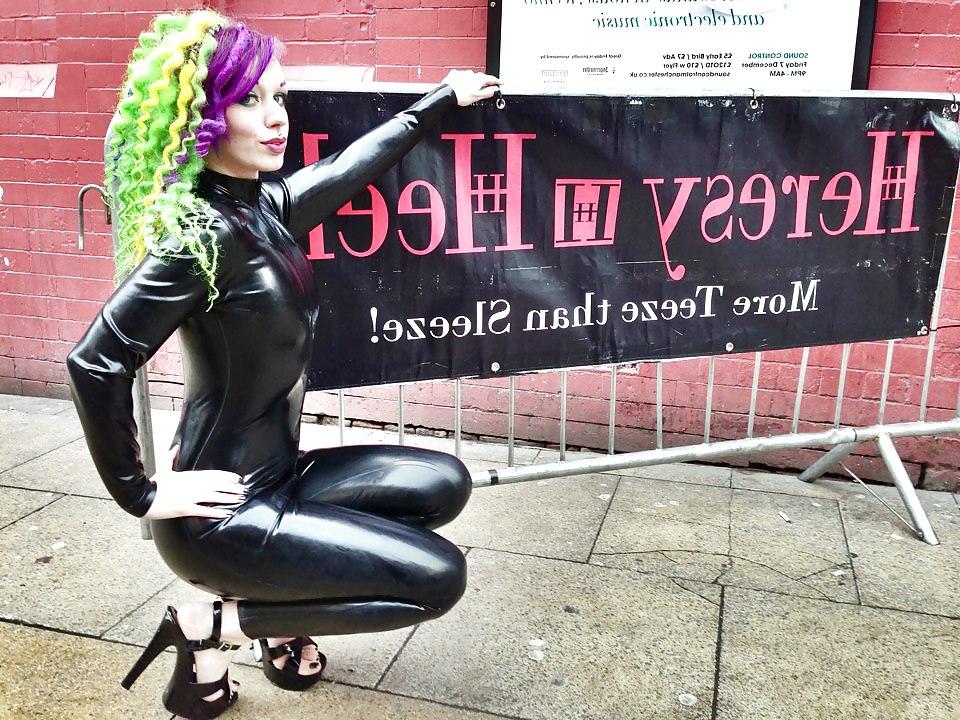 25P Sexy lack und latex uniformen