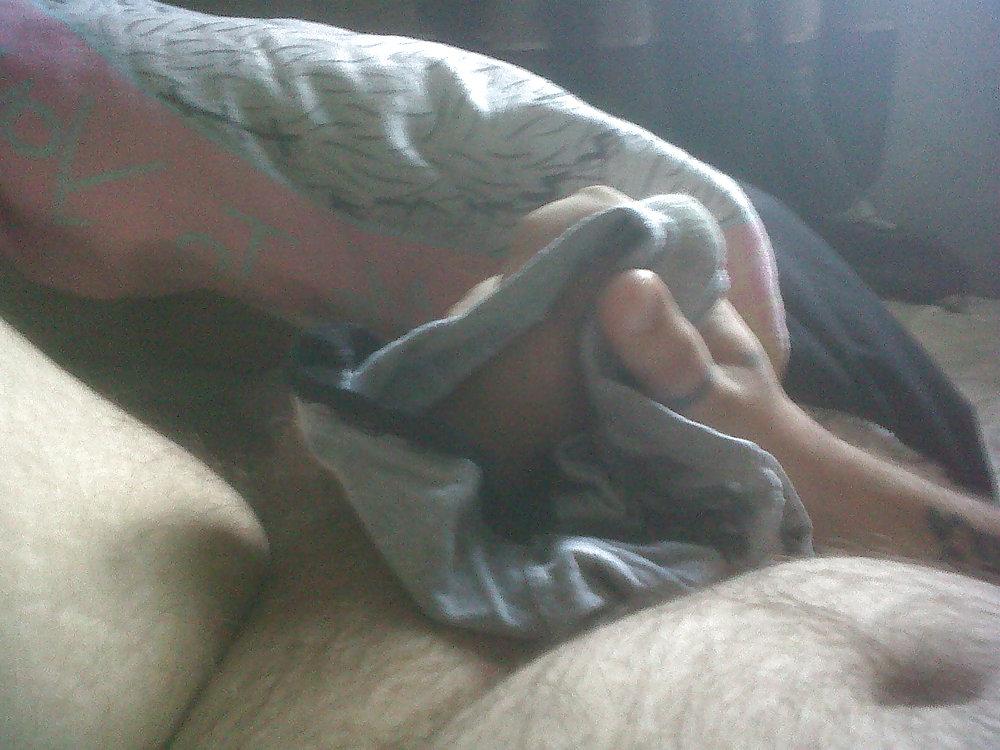 20P Me wanking into my 18yr old friends used knickers 