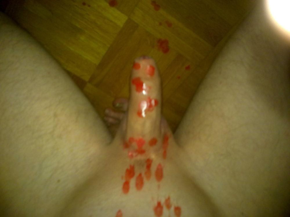 7P Wax and my Cock...