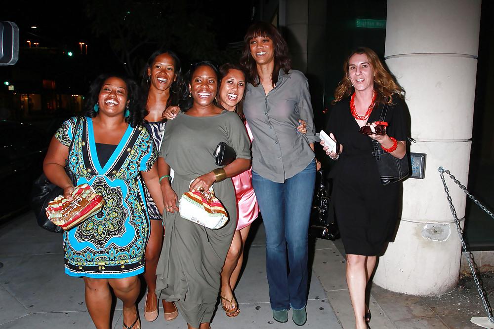 23P Tyra Banks attends her high school reunion Cheesecake Fac