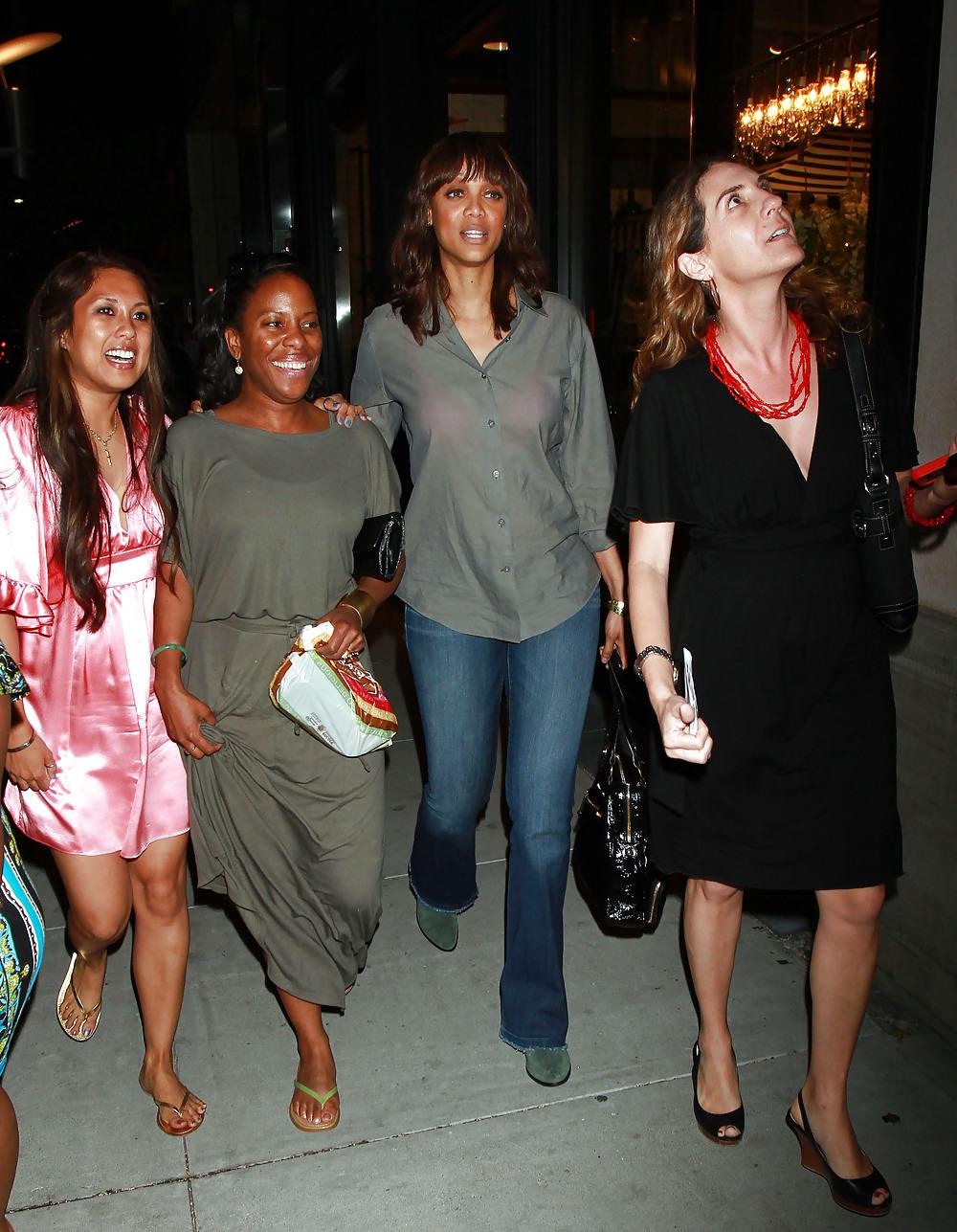 23P Tyra Banks attends her high school reunion Cheesecake Fac