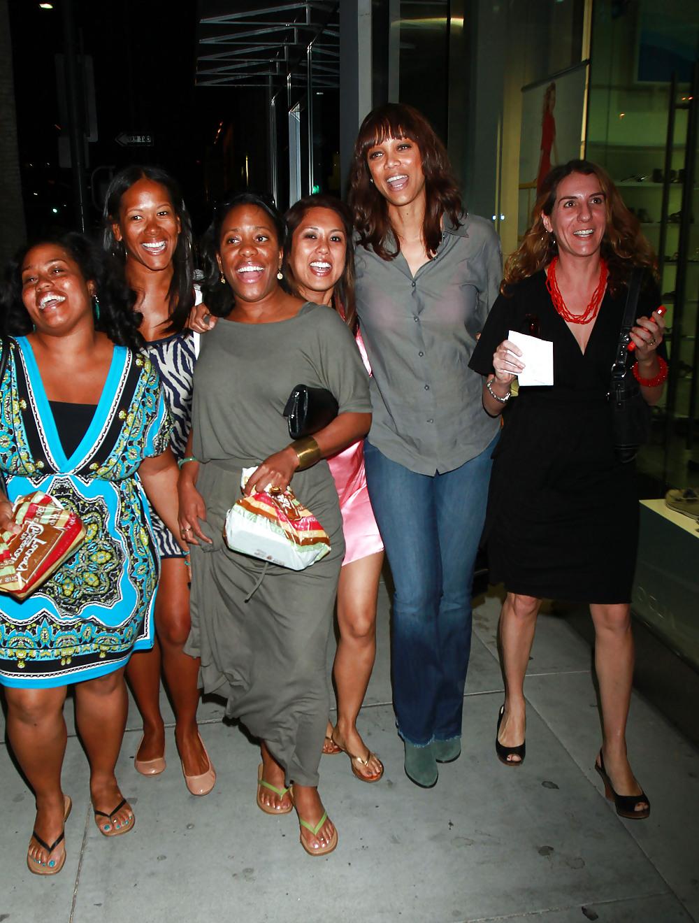 23P Tyra Banks attends her high school reunion Cheesecake Fac
