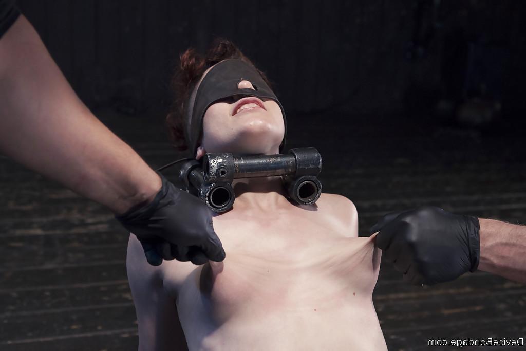 16P Kinky chick Ingrid Mouth taking painful vagina torture in bondage