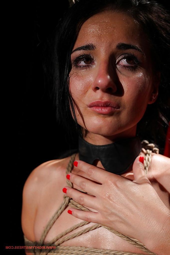 16P Deborah Black gets blindfolded and tortured by lusty MILF Katy Parker