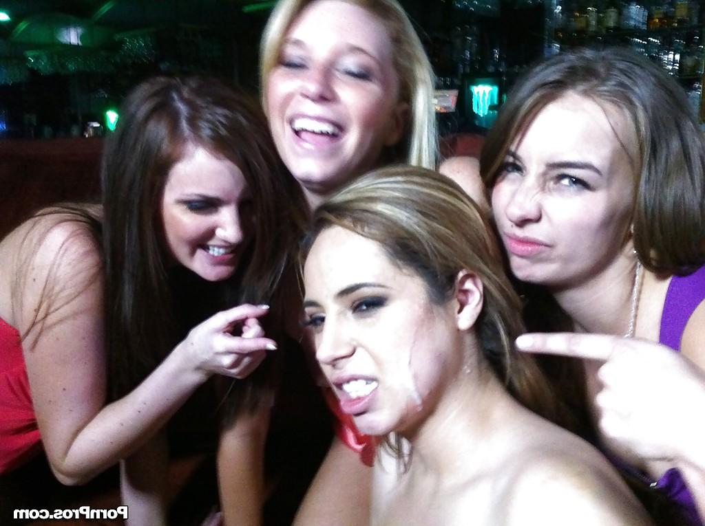 16P Latina babe Rosalie Ruiz getting fucked blindfold at a wild party