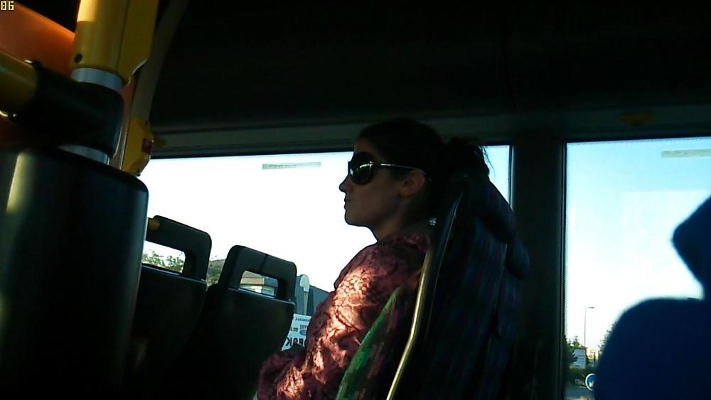 6P Cum on bus