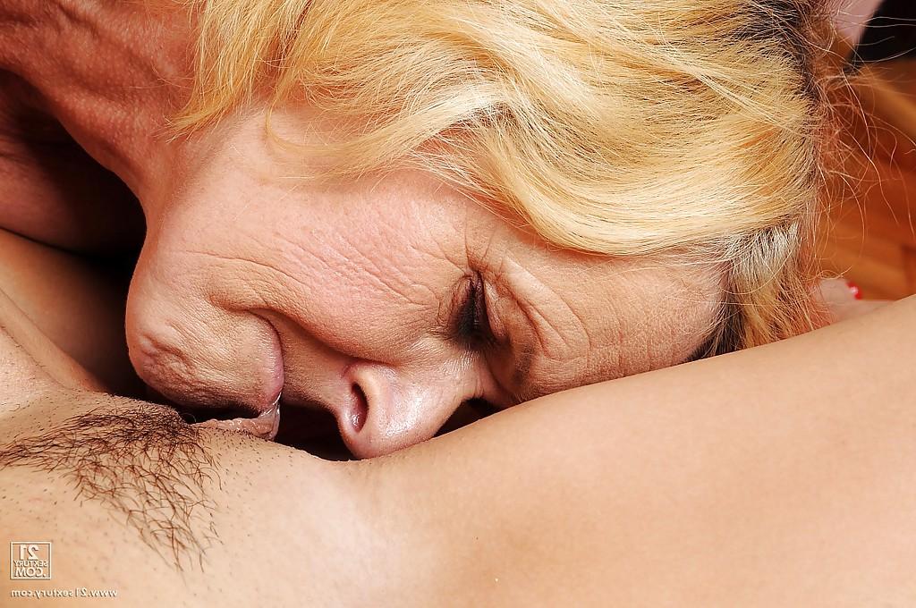 16P Kinky teenage slut has some lesbian fun with two naughty grannies