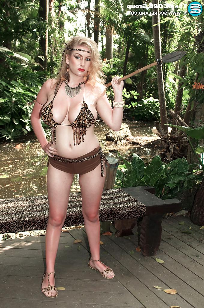 16P Wild amazon Kali West sucking and teasing huge cock with her smooth boobs