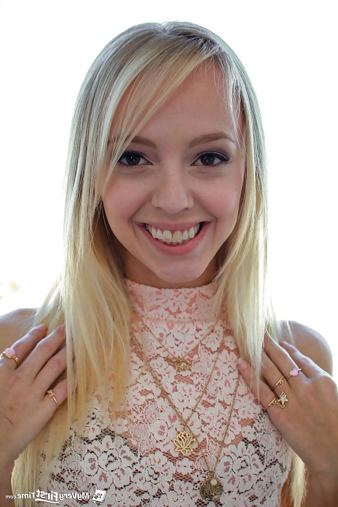 16P Tiny blonde teen Sierra Nevadah spreading her hot hairless pussy