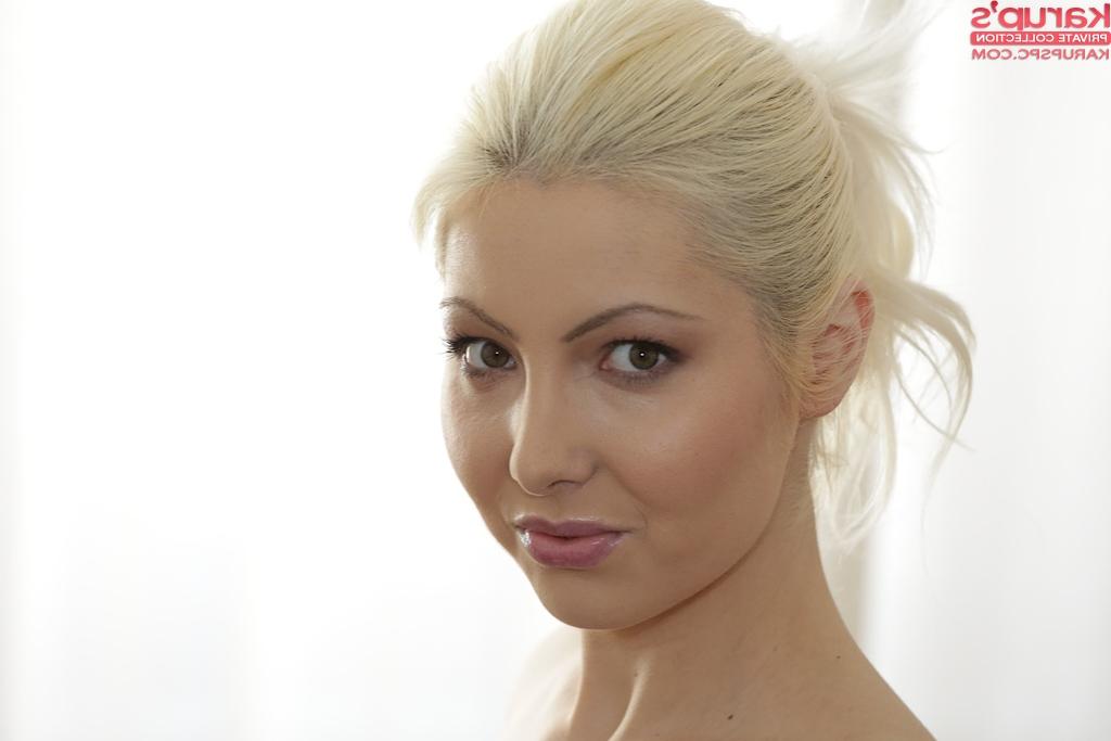 16P Amateur Blond Angel slowly removes her clothes and shows her fit body
