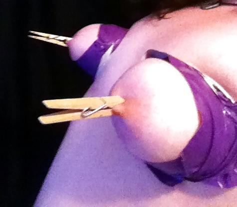 21P Tied clothes pinned and wax covered 