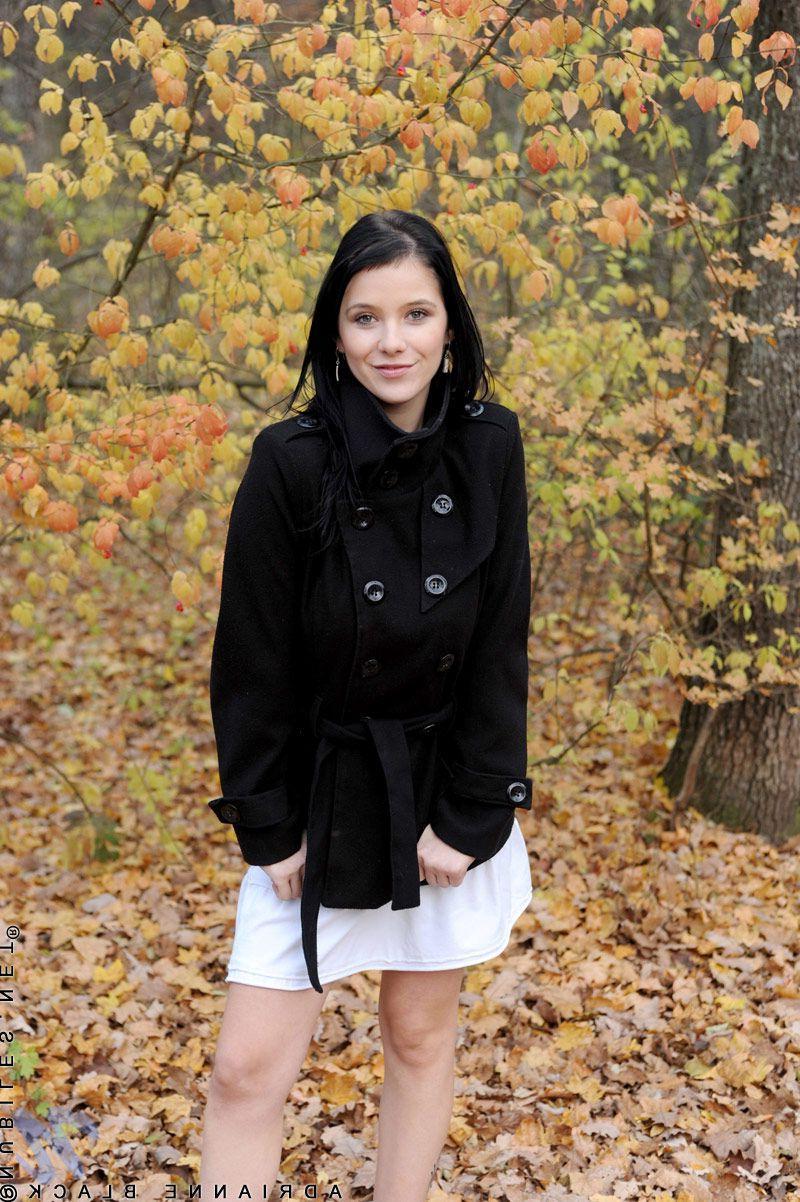 20P Pictures of Adrianne Black stripping for you outside