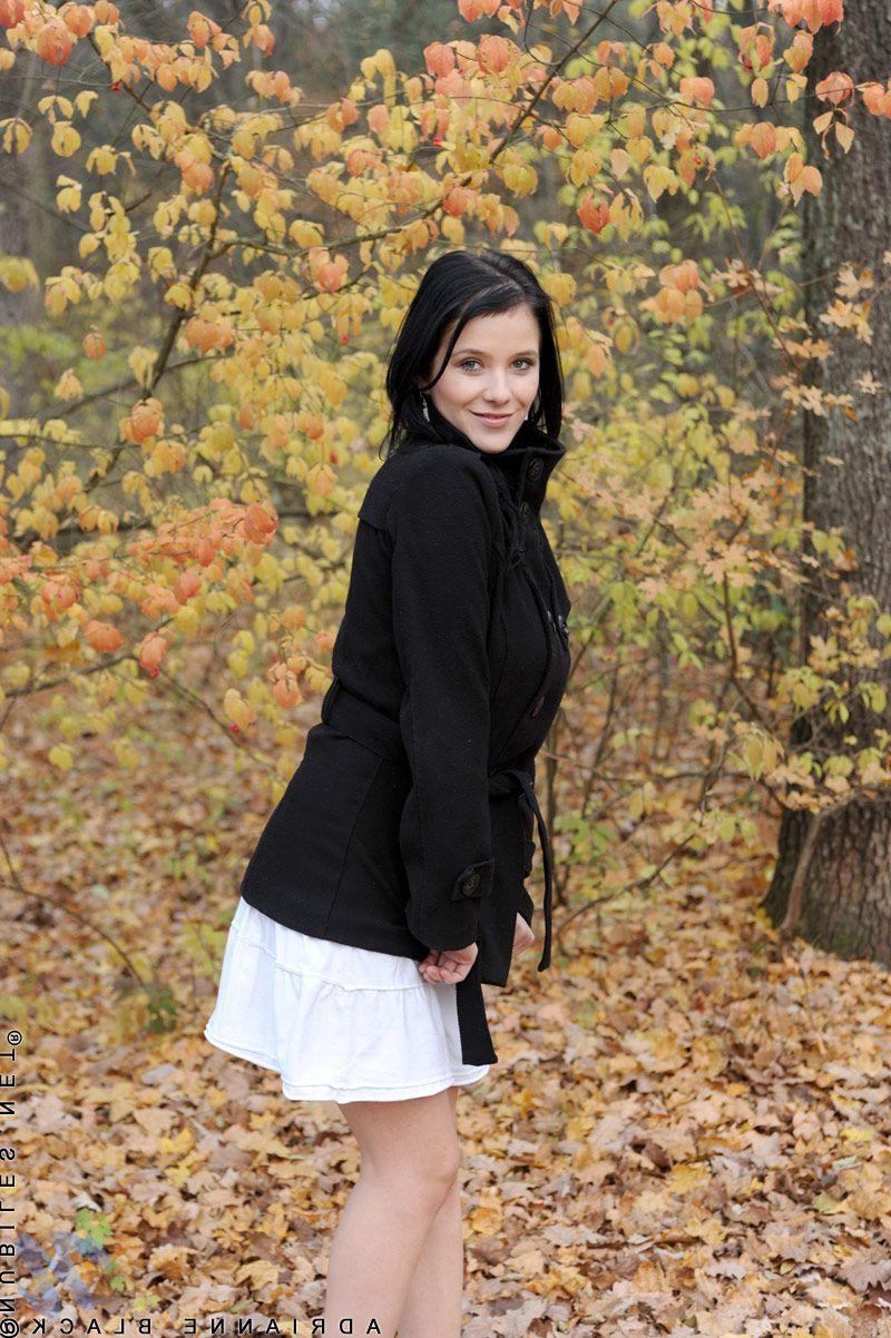 20P Pictures of Adrianne Black stripping for you outside