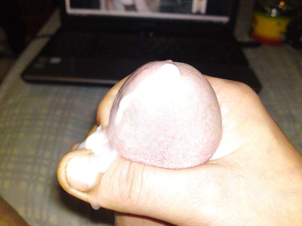 5P Me wanking hard