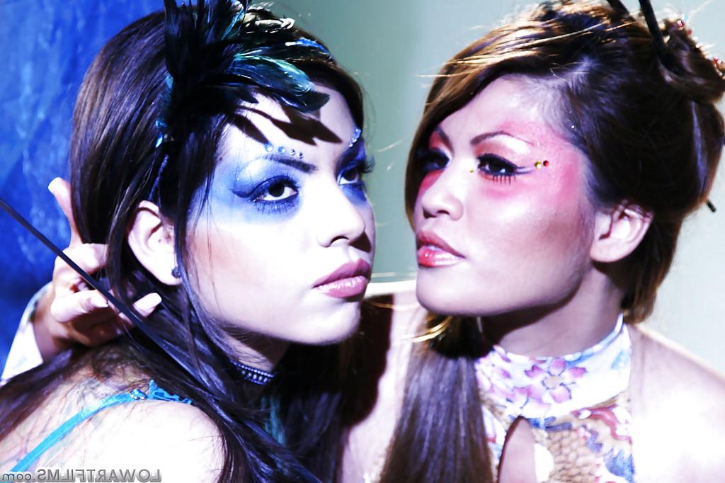 16P Charmane Star & Yuri Luv are into passionate lesbian action