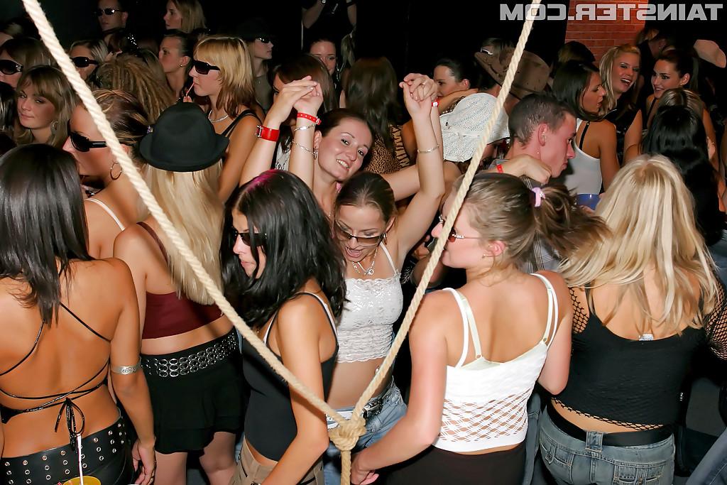 16P Salacious hotties going wild at the drunk party in the night club