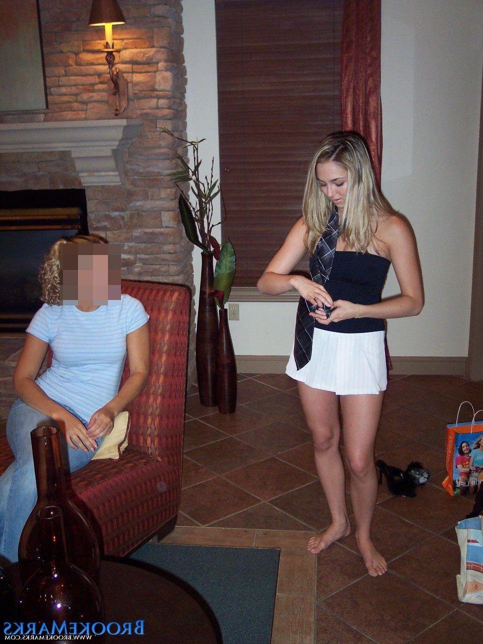 20P Blonde coed Brooke Marks gets naughty at the sorority house