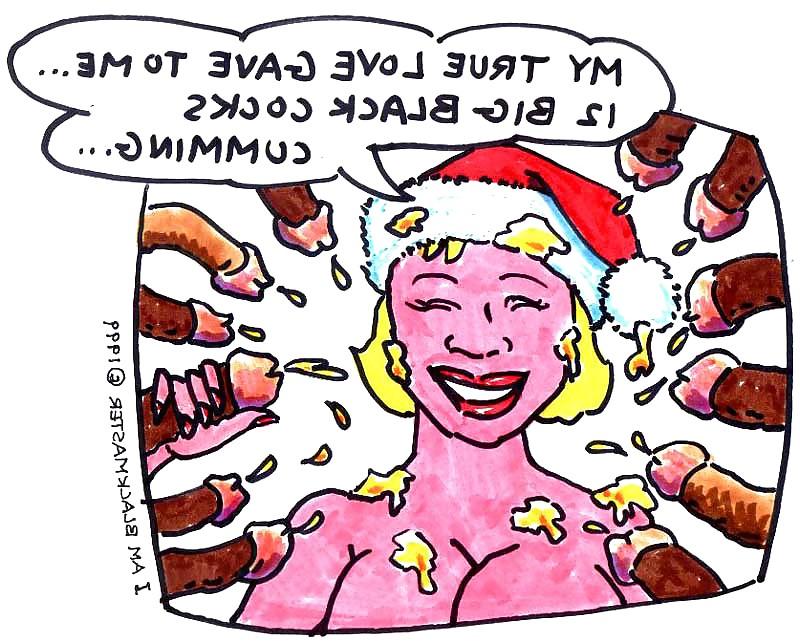 25P Interracial funny Cartoons