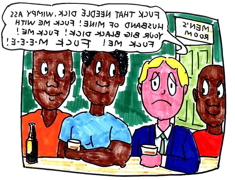 25P Interracial funny Cartoons