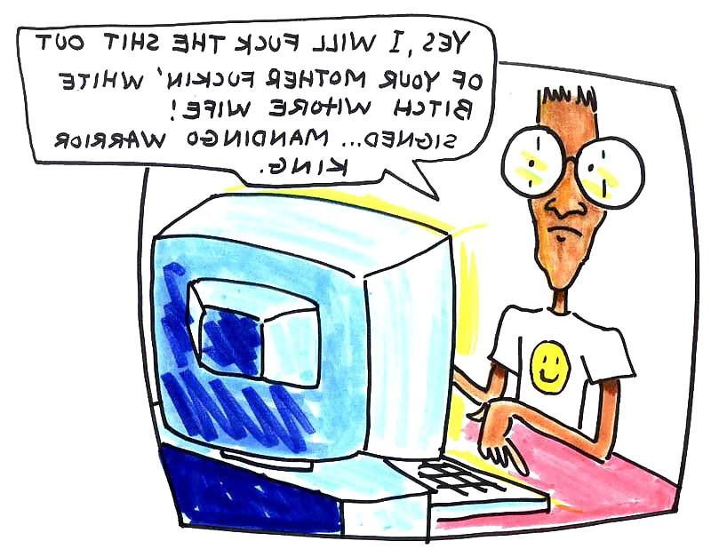 25P Interracial funny Cartoons