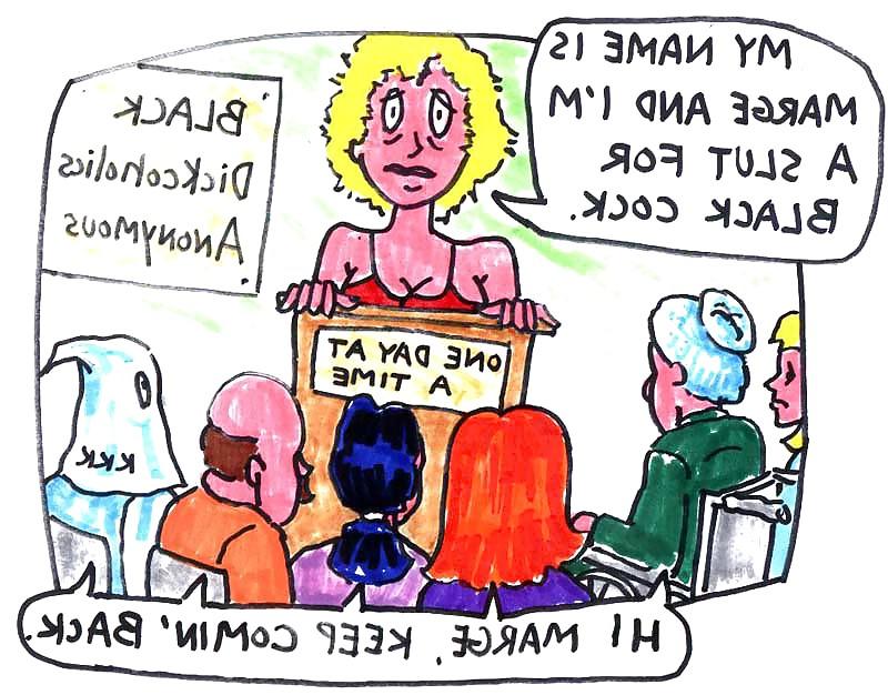 25P Interracial funny Cartoons