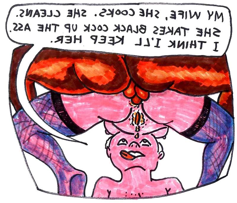 25P Interracial funny Cartoons
