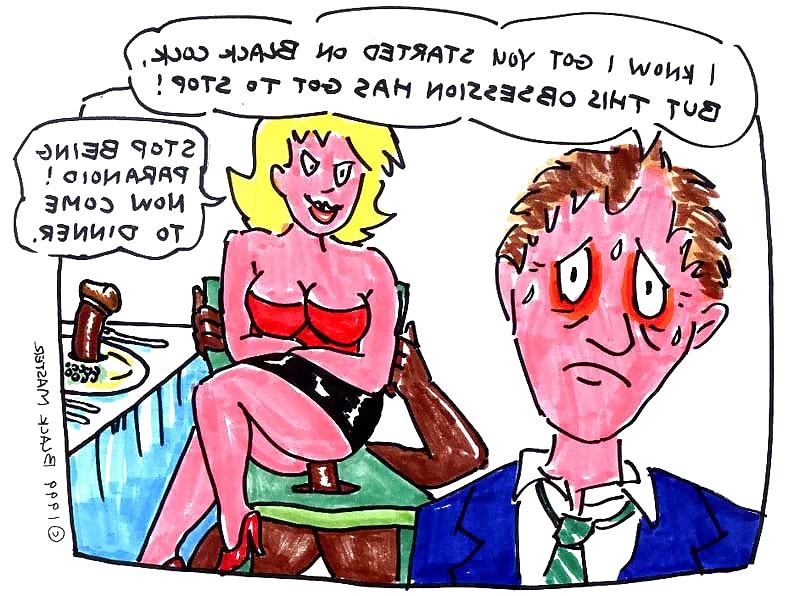 25P Interracial funny Cartoons