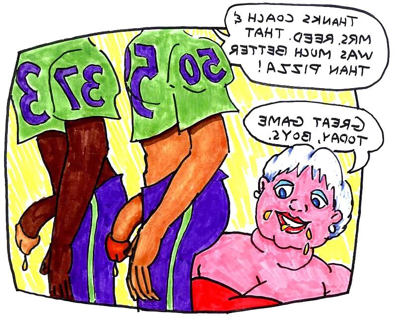 25P Interracial funny Cartoons