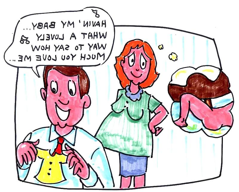 25P Interracial funny Cartoons