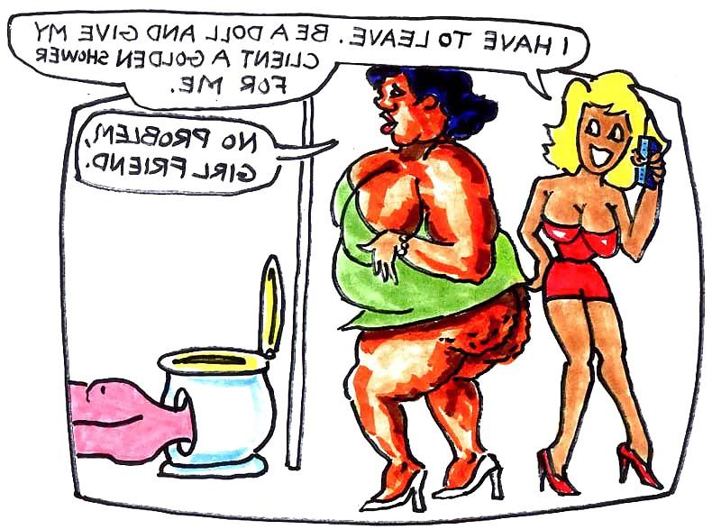 25P Interracial funny Cartoons
