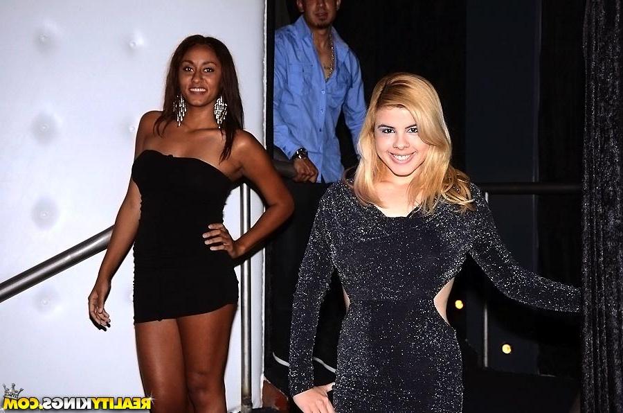 15P Two hot club girls get horny and fucked at a dance club