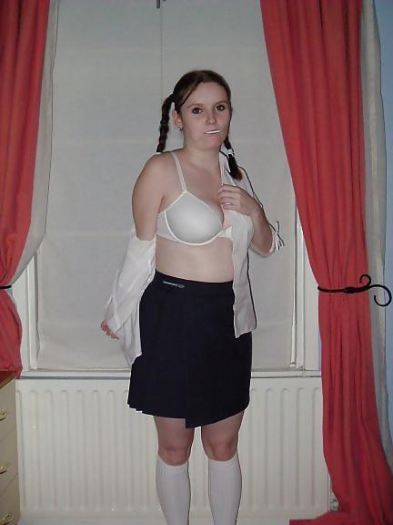 15P Teen in uniform strips