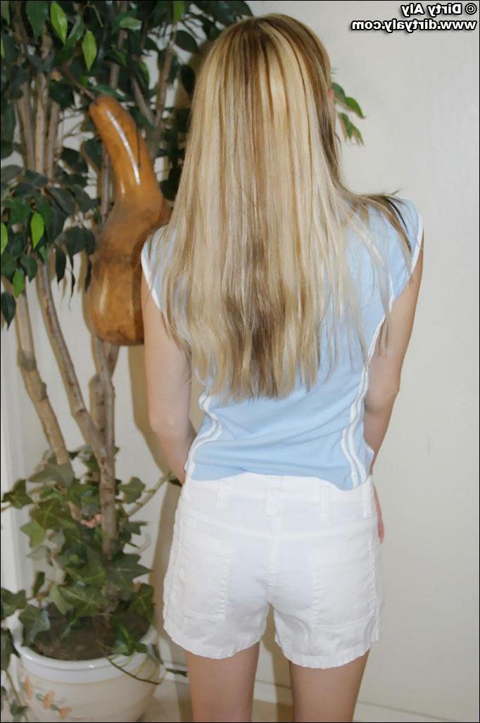 20P Pictures of teen hottie Dirty Aly showing you her small tits and juicy pussy