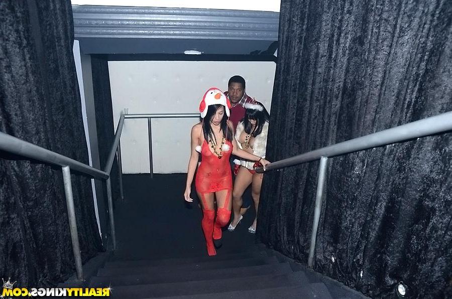 20P Hot club girls go out for a christmas party that turns into a wild orgy